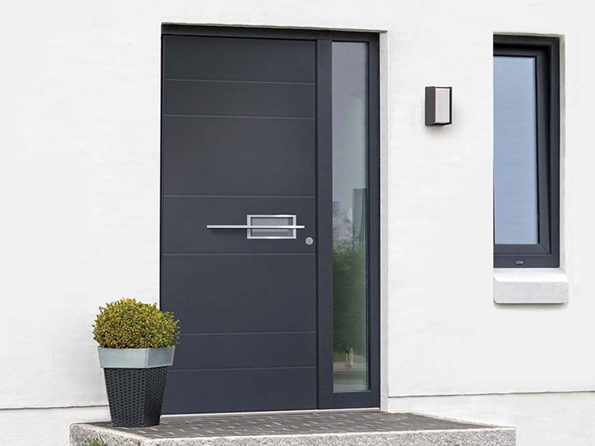 Porte d'entrée monobloc en Aluminium Porte d'entrée monobloc en Aluminium