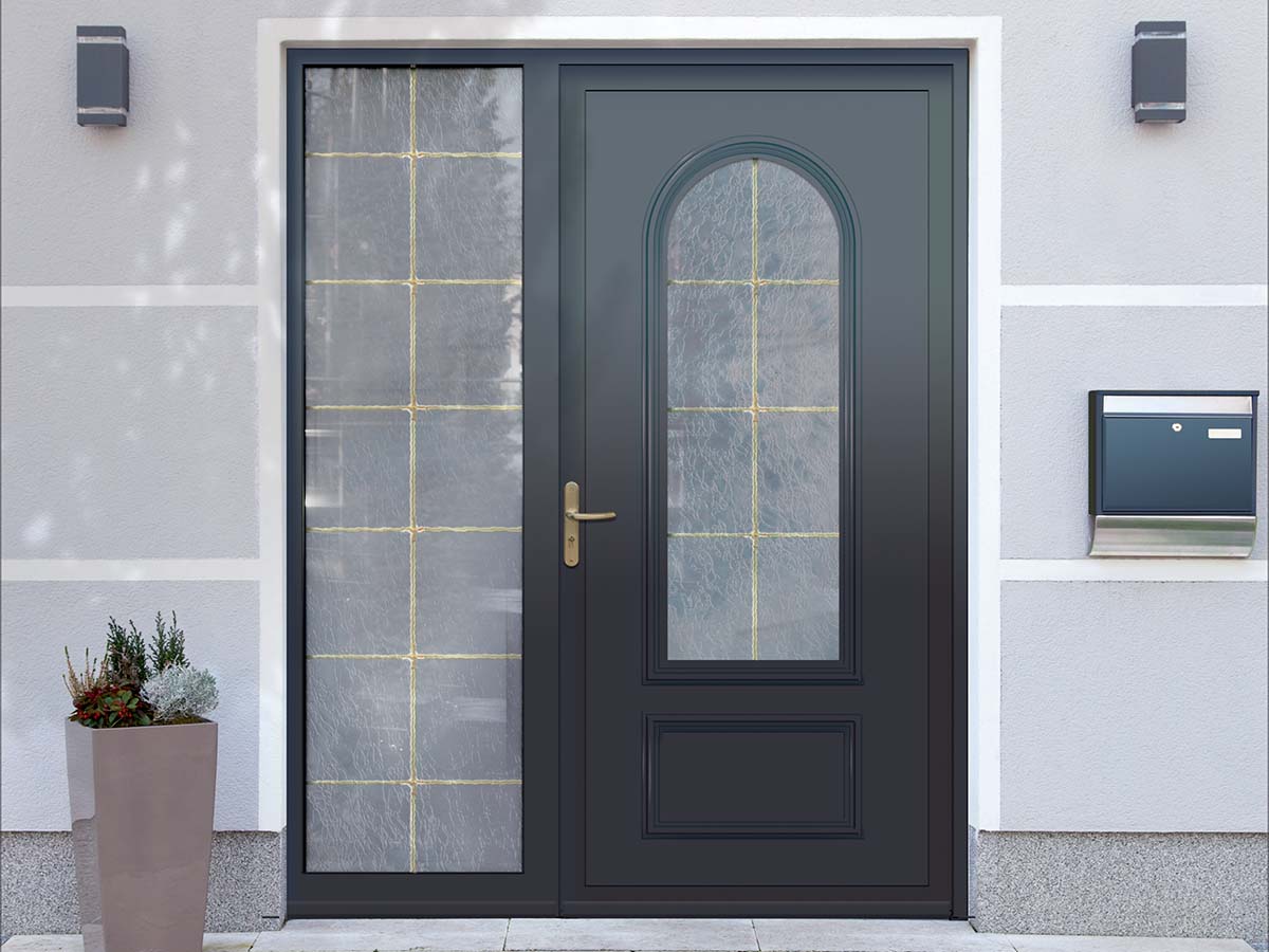 PORTE D'ENTREE À PANNEAU ALUMINIUM GOPLAST POLARIS PORTE D'ENTREE À PANNEAU ALUMINIUM GOPLAST POLARIS