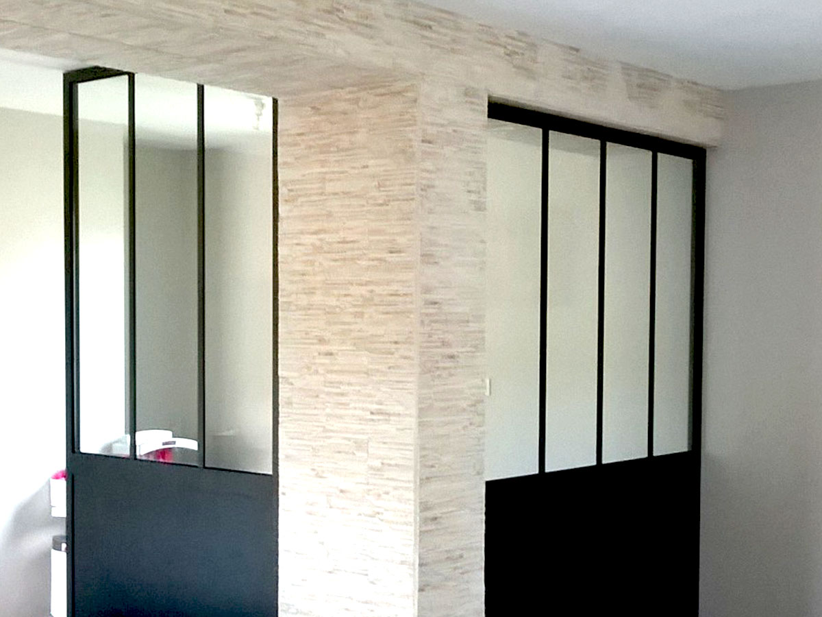 Verriere interieur alu